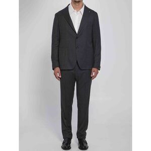 Tagliatore Men Single-Breasted Suit In Wool And Silk